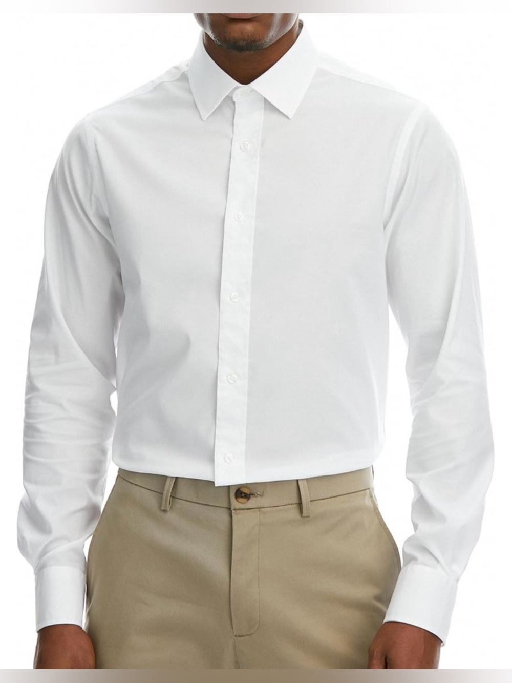 White Dress Shirt |NWOT | Amanti Slim Fit